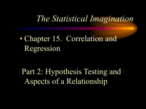 The Statistical Imagination