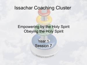 Obeying the Holy Spirit