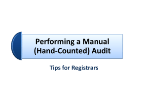 Guide to Audits