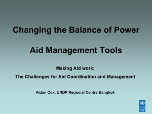 Changing the Balance of Power Aid