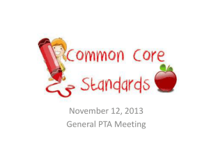 Engaging Families in the Transition to Common Core State Standards