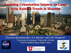 Assessing Urbanization Impact on Long