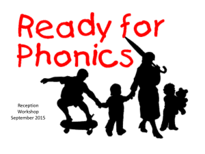 Phonic presentation for parents