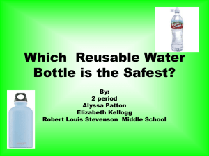Which reusable water bottle is the safest?