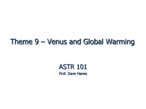 Venus and Global Warming