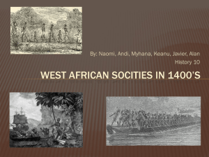 West African Societies Block G File