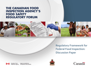 Presentation - the Canadian Health Food Association