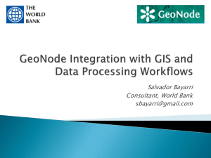 GeoNode DM 2 Integration with GIS and Data Preparation ( Bayarri )
