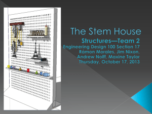 EDSGN 100-Structures Stem House