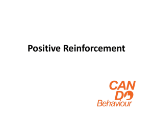Positive Reinforcement