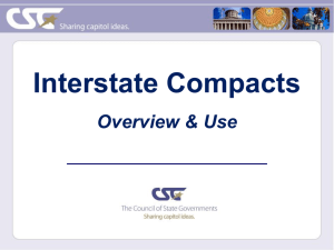 Interstate Compacts: Overview and Use