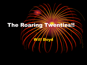 The Roaring Twenties!! - hjm