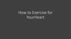 Exercising for Your Heart