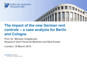 A first analysis of the new German rent regulation