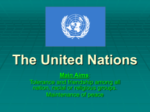 The United Nations - Primary Resources