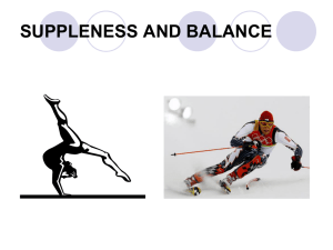 Suppleness & Balance