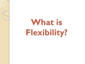 Types of flexibility training and the specifics of performance