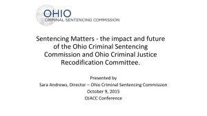 the impact and future of the Ohio Criminal Sentencing