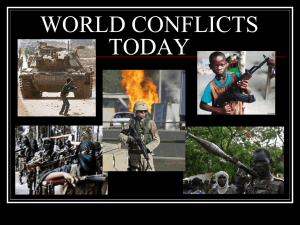 world conflicts today