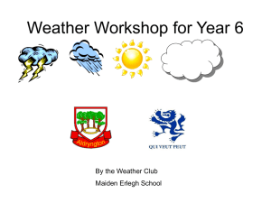 Weather Questions for Year 6