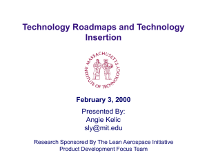 Lean Aerospace Initiative Plenary Workshop Technology