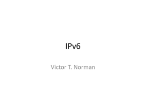 IPv6 Powerpoint