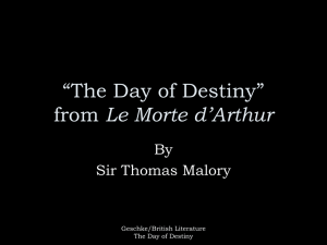 “The Day of Destiny” from Le Morte d'Arthur