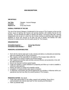 job description - Kindertons Accident Management