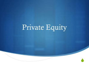 Private Equity - Undergraduate Investment Society at UCLA