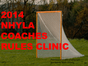 2014 NHYLA Coaches Rules Clinic