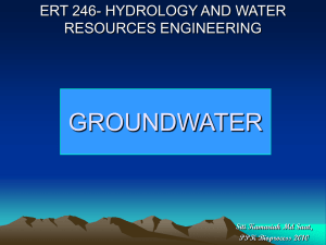 Groundwater - UniMAP Portal