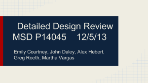 Detailed Design Review Presentation ()