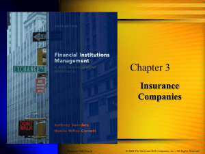 Insurance Companies - University of Colorado Boulder