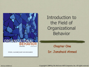 Introduction to the Field of OB