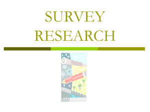 Survey Research PPT