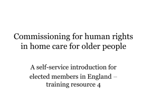 training resource 4 - Equality and Human Rights