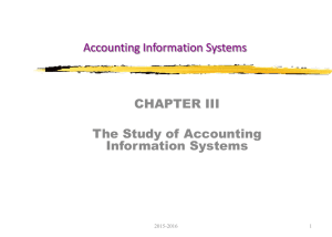 Accounting Information Systems - Oman College of Management