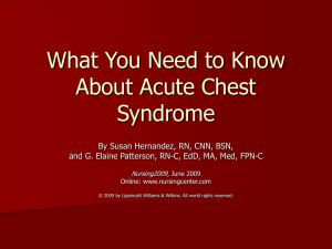 What You Need to Know About Acute Chest Syndrome