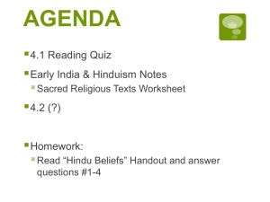 Early India & Hinduism Notes
