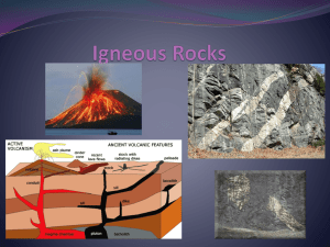 Igneous Rocks 2014