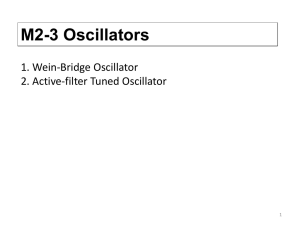 M2-3 Oscillators - web page for staff