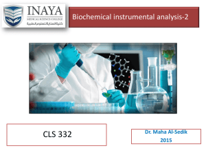 Biochemical instrumental analysis-2