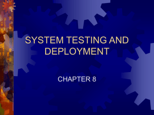 Knowledge Testing and Deployment