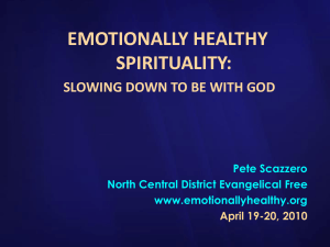 Emotionally Healthy Spirituality Conference