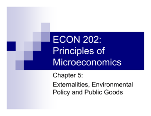 ECON 202: Principles of Microeconomics Chapter 5: