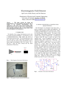 Electromagnetic Field Detector