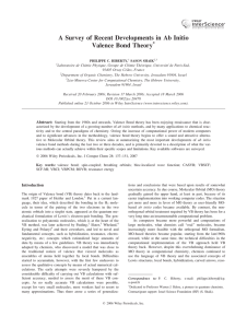 A Survey of Recent Developments in Ab Initio Valence Bond Theory *