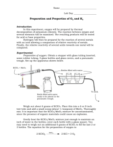 Preparation and Properties of O and H