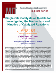 Single-Site Catalysts as Models for Investigating the Mechanism and