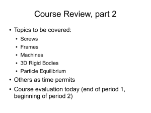 Course Review, part 2